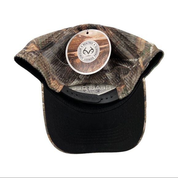 Realtree Logo Camo Mesh Back Hat Adjustable • NWT - Picture 5 of 5